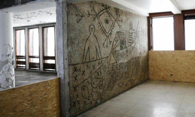 Picasso-tegning av Høyblokka auksjoneres bort